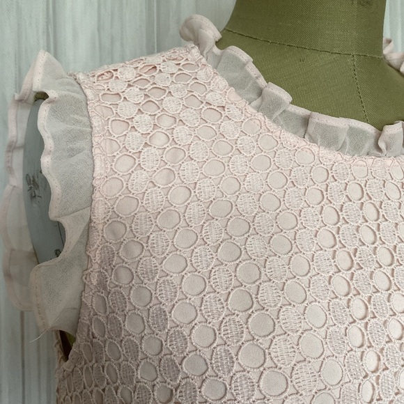 Karl Lagerfeld Pink Lace Midi Dress - Picture 6 of 16